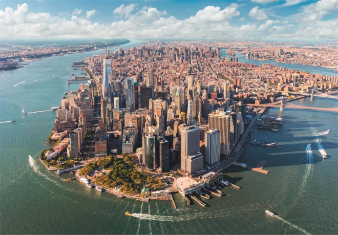 Slagalica 2000 dijelova Visoka kvaliteta Donji Manhattan, New York City