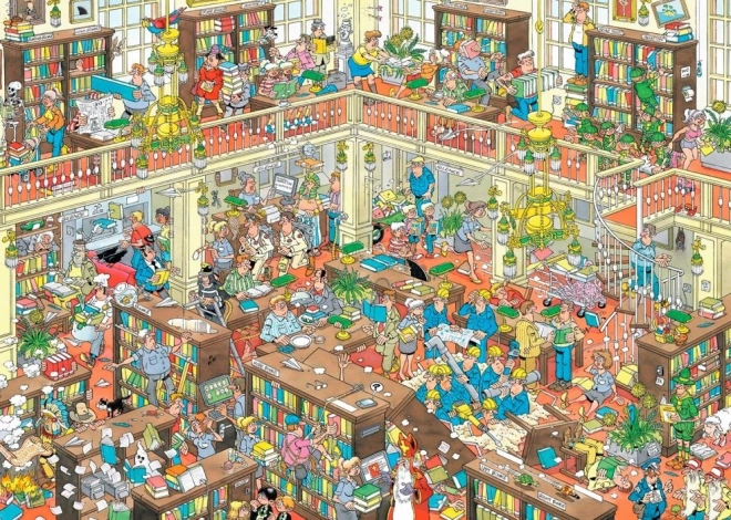 JUMBO Puzzle Knjižnica 1000 komada