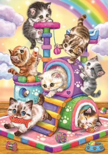 Puzzle Igriva mačića od Ravensburgera, 35 dijelova