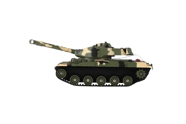 RC tenk plastikni 27cm 27MHz na baterije + punjivi paket sa zvukom u kutiji 37x17x19cm