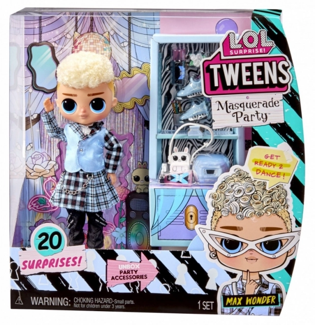 Tweens L.O.L. Surprise! maskenbal lutka Max Wonder