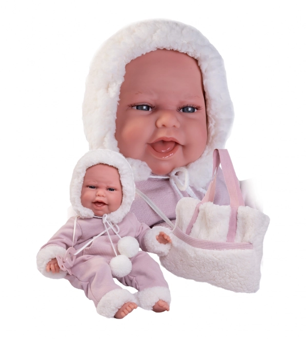 Antonio Juan 70360 CLARA - realistična lutka beba sa specijalnom funkcijom pokreta i mekanim tkaninskim tijelom - 34 cm