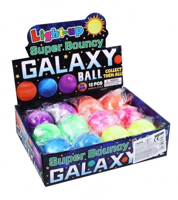 Svjetleća Skakačka Loptica Galaxy 5.5 cm