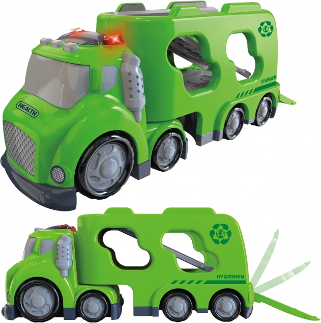 Woopie zelena vučna služba City Truck s efektima zvuka i svjetla