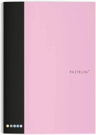Linirani bilježnica A4 Pastelini ružičasta