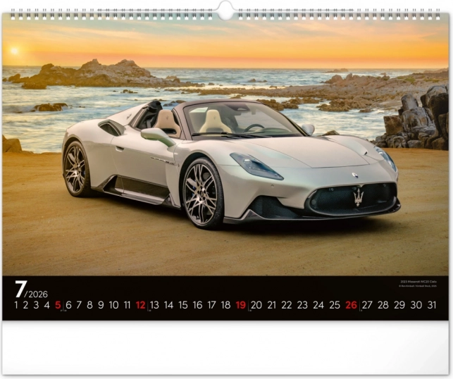 Zidni kalendar Brzi Automobili 2026