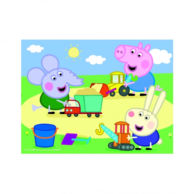 PEPPA PIG 12 Drvene licencne kocke