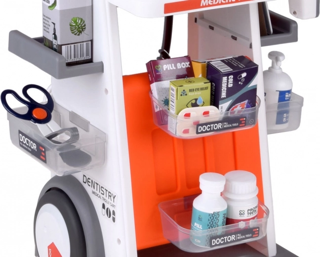 Mobilna kolica s pretincima za pohranu