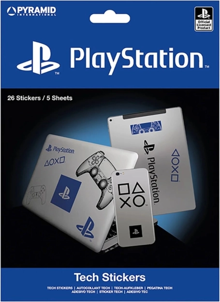 Naljepnice s tehničkim motivima PLAYSTATION – set od 5 listova