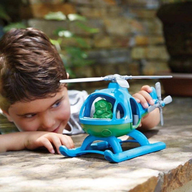 Helikopter Green Toys plava