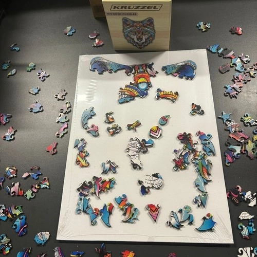 Drvene puzzle kruzzel Vuk