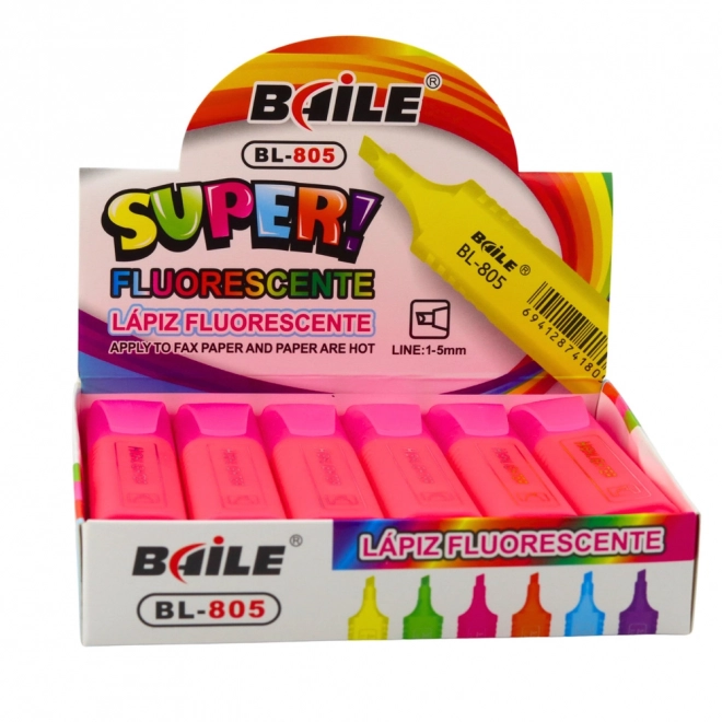 Neonski marker intenzivne ružičaste boje