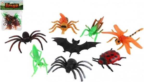 Set plastičnih kukaca 8 kom (7–12 cm) u vrećici