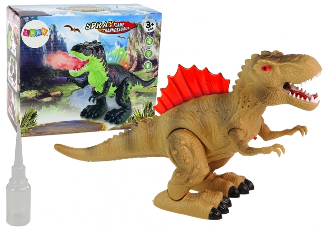 Interaktivni dinosaur s vodenom parom i svjetlosnim efektima