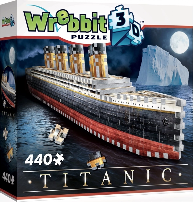 3D puzzle Titanic od Wrebbit, 440 dijelova