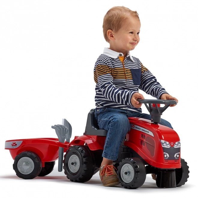Guralica traktor Massey Ferguson crvena s volanom i