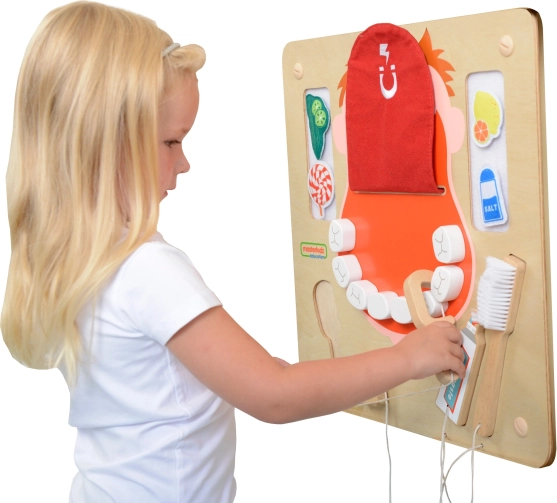 Masterkidz zidna senzomotorička ploča higijena usta flex montessori