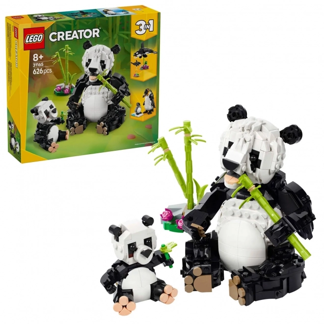 Životinje u divljini: Obitelj pandi od LEGO Creator