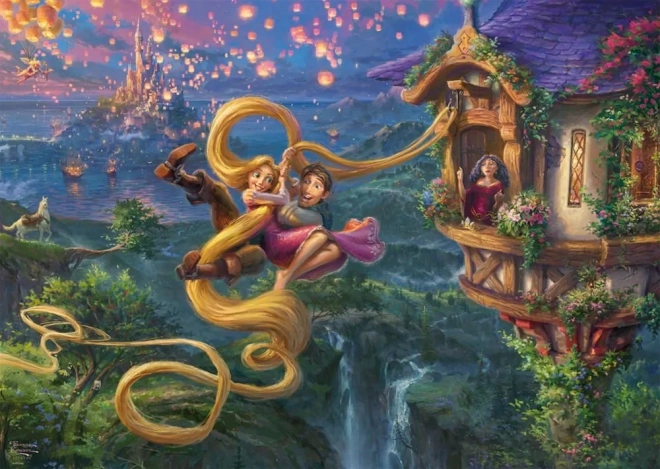 Slagalica 1000 dijelova Disney: Zlatokosa i Flynn