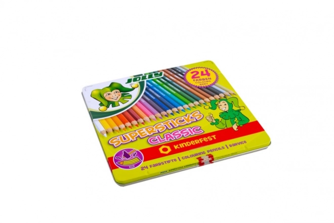 Supersticks 24 boja u metalnoj kutiji