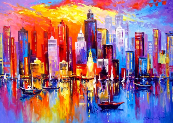 Enjoy puzzle Večernji New York 1000 dijelova