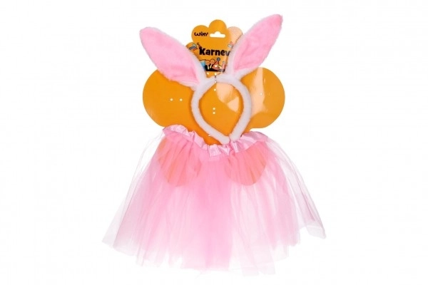 Set karneval - ružičasti zeko