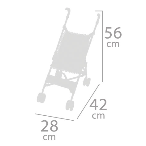 DeCuevas 90093 Sklopive golf kolica Daniela - 56 cm