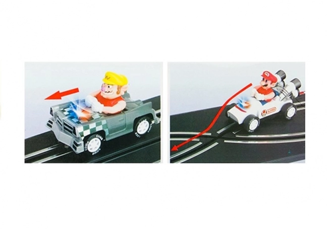 Električna autostaza s 2 automobila Mario RC