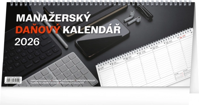 Stolni kalendar Menadžerski porezni 2026
