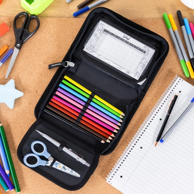 Školski set BAAGL: Zippy Plus Pixel Space - torba, pernica, vrećica