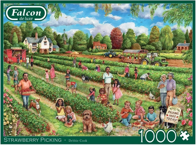 Puzzle Berba jagoda 1000 dijelova