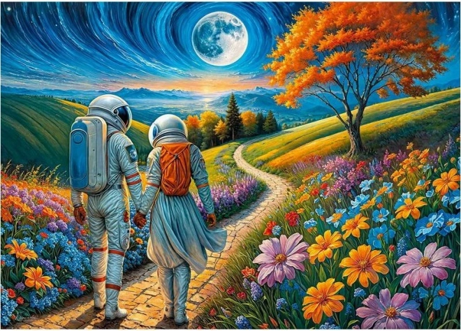 Puzzle Kozmička ljubav s 1000 dijelova
