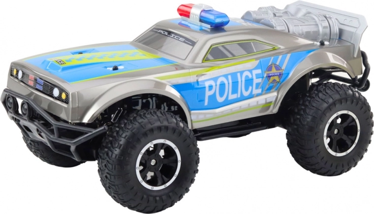 Off-road wheels and raised chassis