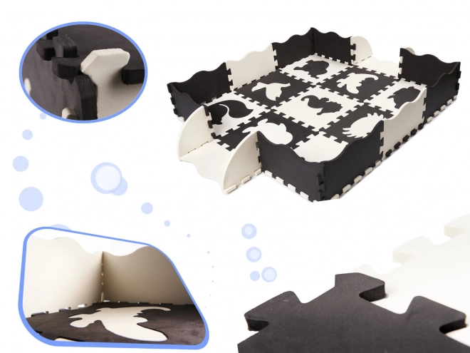 Kontrastne pjenaste puzzle sa životinjicama - 25 komada