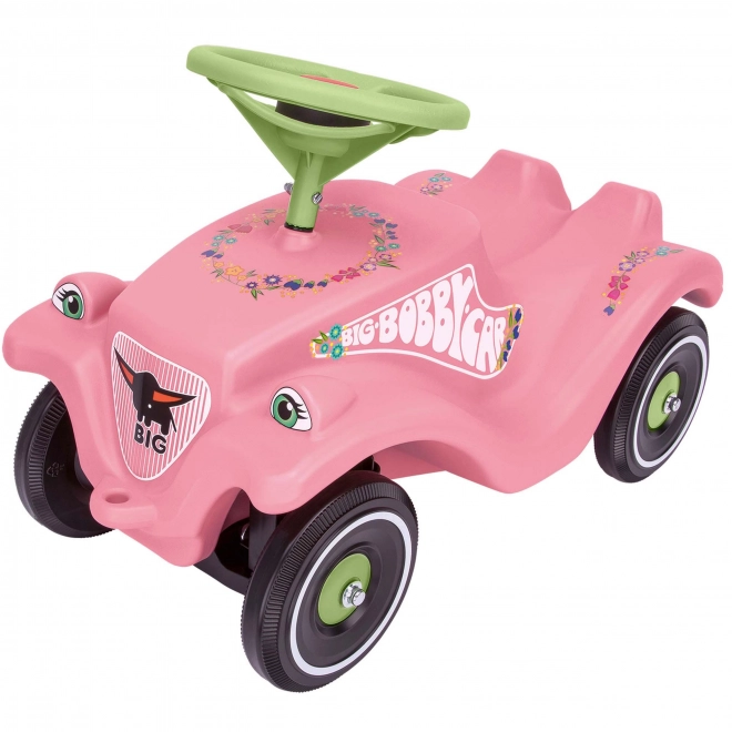 Guralica auto BIG BOBBY CAR CLASSIC ružičasto s cvjetovima