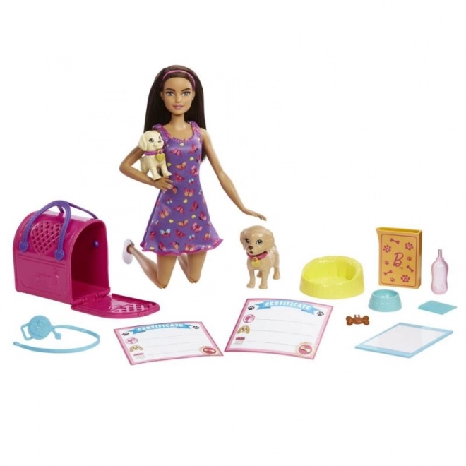 Barbie Lutka s psićima HKD86