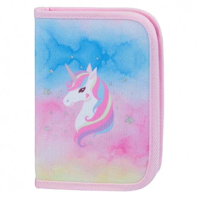 BAAGL SET 3 Airy Rainbow Unicorn: školska torba, pernica, vrećica