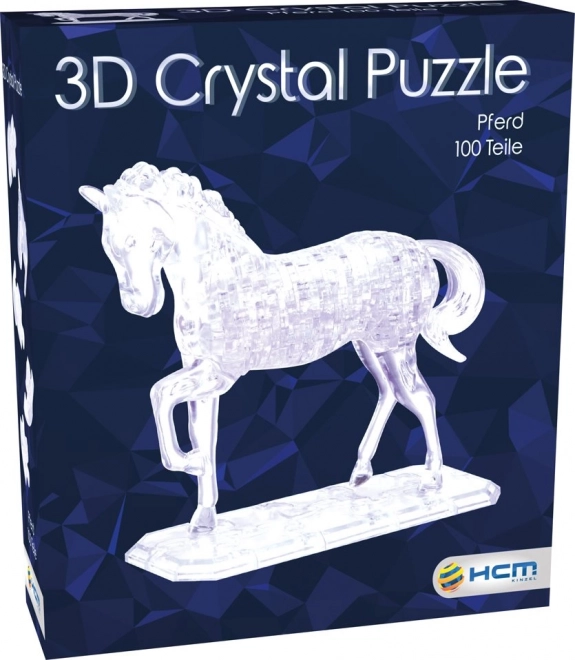 Sklapanje 3D Crystal puzzle Konj 100 dijelova