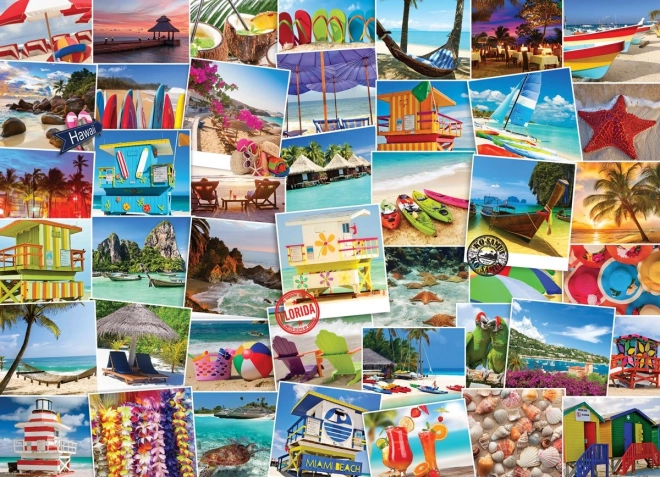 Eurographics puzzle Svjetski putnik – plaže 1000 dijelova