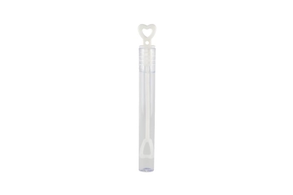 Mini puhalica za balone 5 ml gel bijeli vjenčani 10,5cm
