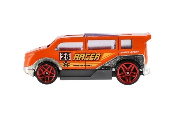 Auto utrke 6kom metal/plastik 8cm slobodna vožnja u kutiji 10,5x27,5x4cm