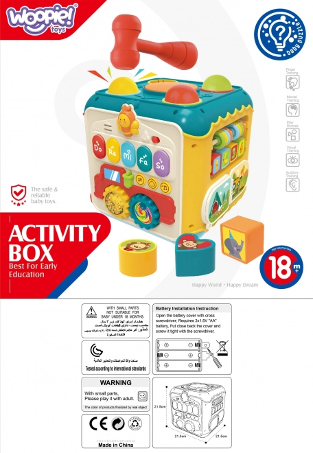 Montessori aktivna kocka 6u1