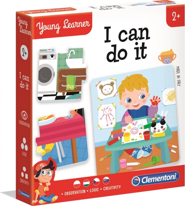 Clementoni Young Learner: Ja to mogu – dječje puzzle 6×4 dijelova