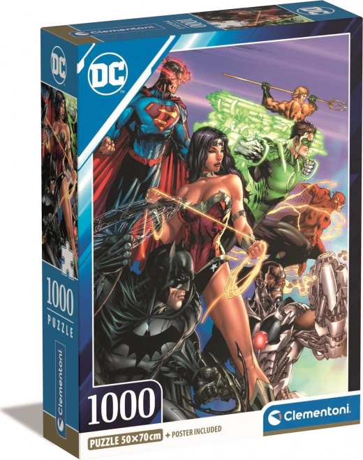 Slagalica 1000 dijelova Compact DC Comics Liga pravde (Justice League)