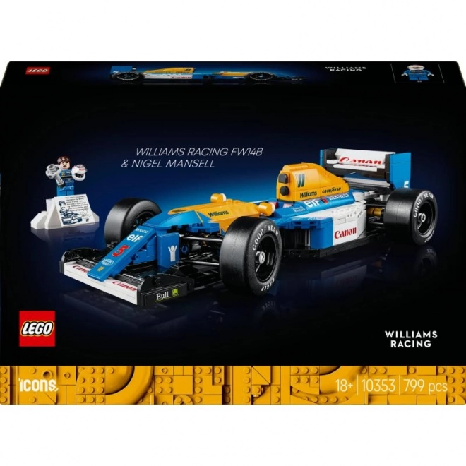 LEGO Ikone 10353 Williams Racing FW14B s Nigelom Mansellom