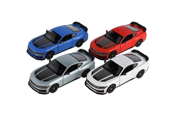 Auto Kinsmart 2024 Ford Mustang Dark Horse 1:38 kov/plast 12,5cm 4 boje na povratni pogon 12kom u kutiji