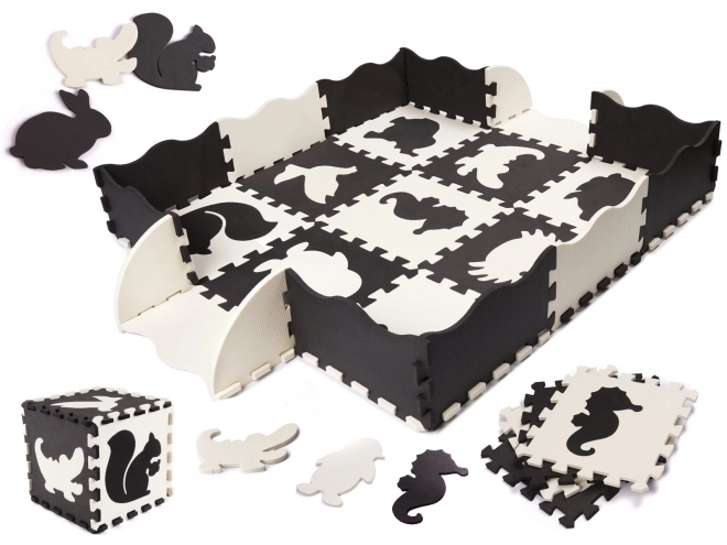 Kontrastne pjenaste puzzle sa životinjicama - 25 komada