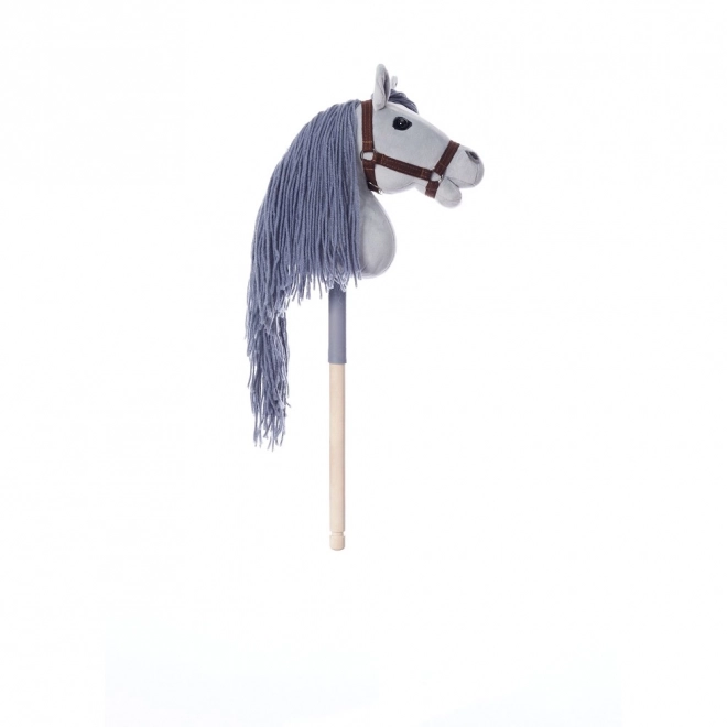HOPPIHORSE konj na štapu hobi konj veličina A4 sivi