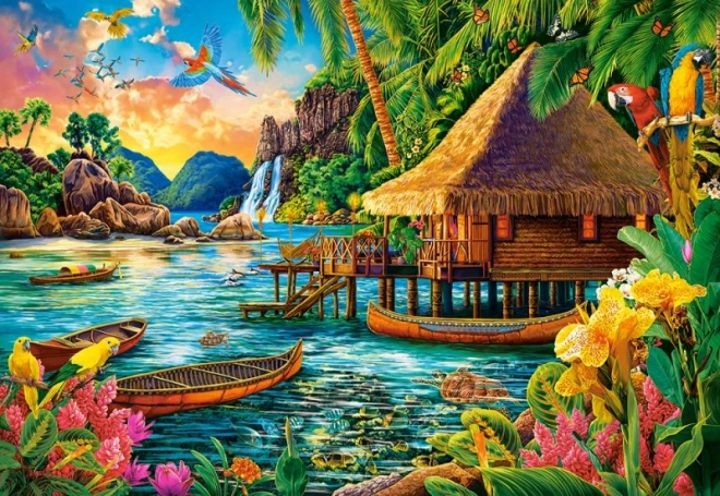 Puzzle od 1000 dijelova Tropski otok