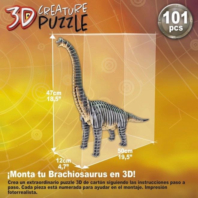3D slagalica Brachiosaurus - 101 dijelova
